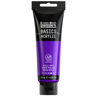 LQX BASICS ACRYLIC 118ML 340 METALLIC PURPLE 887452064527