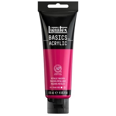 LQX BASICS ACRYLIC 118ML 342 METALLIC MAGENTA 887452064510