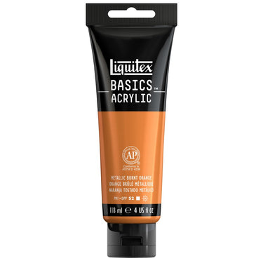 LQX BASICS ACRYLIC 118ML 344 METALLIC BURNT ORANGE 887452064497