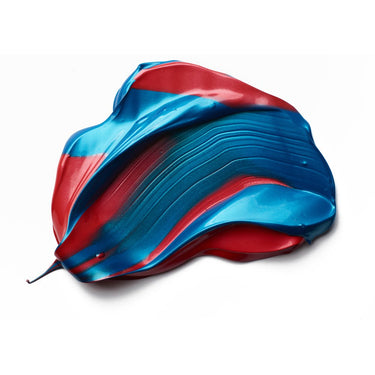 LQX BASICS ACRYLIC METALLIC BLUE AND RED [SWATCH] 1