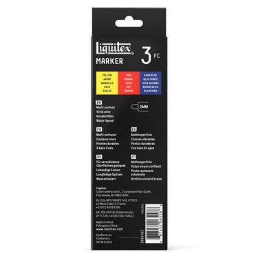LQX MARKER 3X2MM PRIMARY SET [BACK] 887452065586
