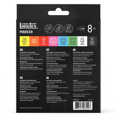 LQX MARKER 8X2MM ESSENTIAL SET [BACK] 887452065593