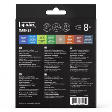LQX MARKER 8X2MM LANDSCAPE SET [BACK] 887452065630
