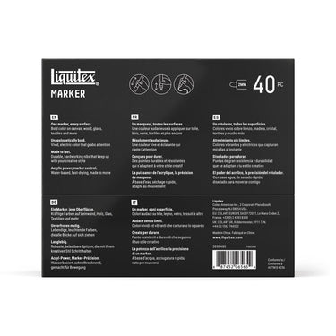 LQX MARKER 40X2MM RADICAL SET [BACK] 887452065654