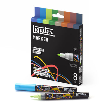 LQX MARKER 8X2MM LANDSCAPE SET [ANGLE] 887452065630