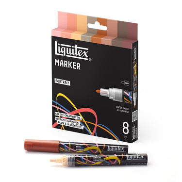 LQX MARKER 8X2MM PORTRAIT SET [ANGLE] 887452065616