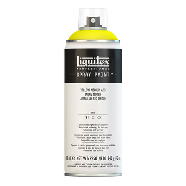 LQX SPRAY PAINT 400ML 412 YELLOW MEDIUM AZO 884955023754