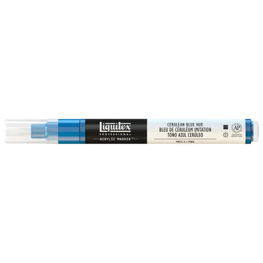 LQX ACRYLIC MARKER 2MM 470 CERULEAN BLUE HUE 887452000747