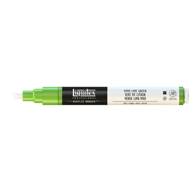 LQX ACRYLIC MARKER 2MM CAP OFF 740 VIVID LIME GREEN 887452000846