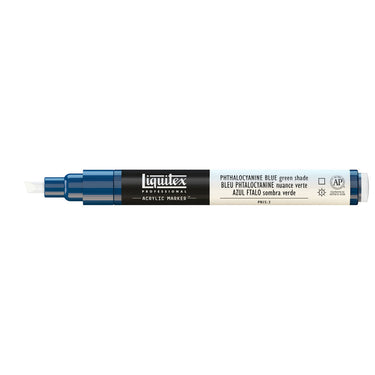 LQX ACRYLIC MARKER 2MM CAP OFF 316 PHTHALOCYANINE BLUE GREEN SHADE 887452000778