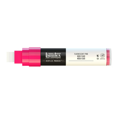 LQX ACRYLIC MARKER 15MM CAP OFF 987 FLUORESCENT PINK 887452000556