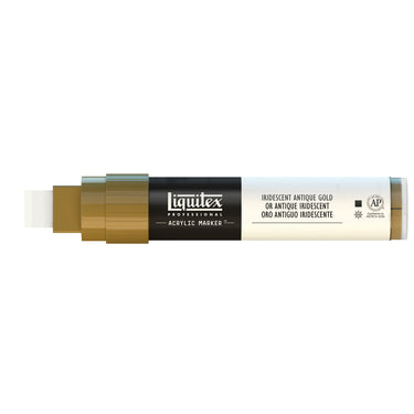 LQX ACRYLIC MARKER 15MM CAP OFF 237 IRIDESCENT ANTIQUE GOLD 887452000518