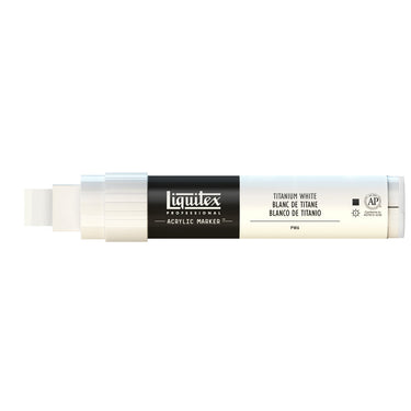 LQX ACRYLIC MARKER 15MM CAP OFF 432 TITANIUM WHITE 887452000488