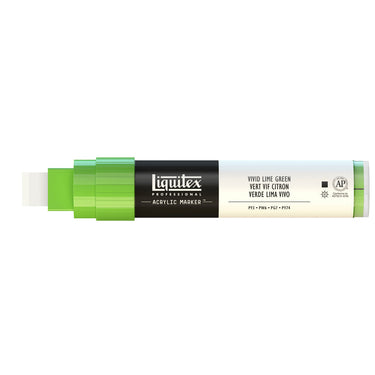 LQX ACRYLIC MARKER 15MM CAP OFF 740 VIVID LIME GREEN 887452000334