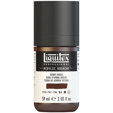 LQX ACRYLIC GOUACHE 59ML 128 BURNT UMBER 887452999775