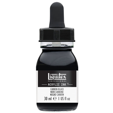 LQX ACRYLIC INK 30ML 337 CARBON BLACK 094376976069