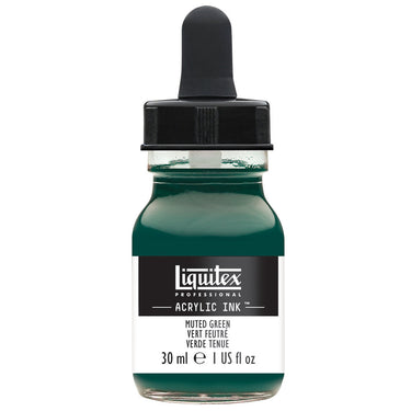 LQX ACRYLIC INK 30ML 501 MUTED GREEN 887452995517