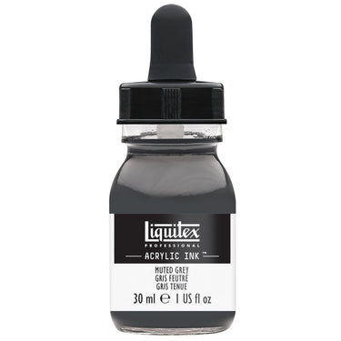 LQX ACRYLIC INK 30ML 505 MUTED GREY 887452995531
