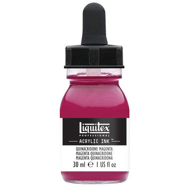 LQX ACRYLIC INK 30ML 114 QUINACRIDONE MAGENTA 094376975772