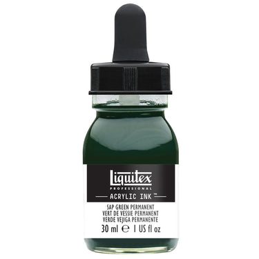 LQX ACRYLIC INK 30ML 315 SAP GREEN PERMANENT 094376975888