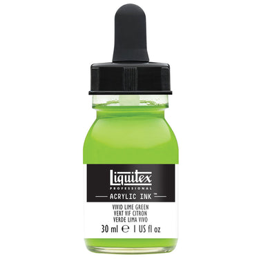 LQX ACRYLIC INK 30ML 740 VIVID LIME GREEN 094376976052