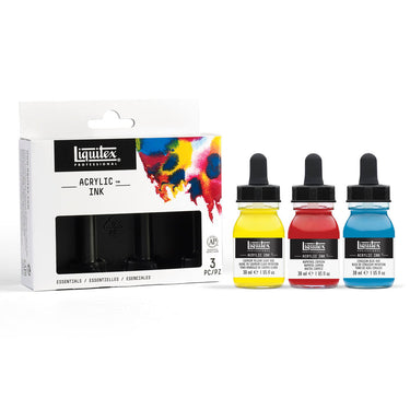 LQX ACRYLIC INK SET 3X30ML ESSENTIALS 887452002963