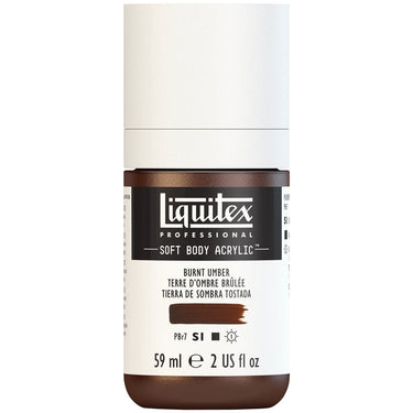 LQX SOFT BODY ACRYLIC 59ML 128 BURNT UMBER 887452997733