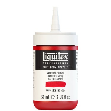 LQX SOFT BODY ACRYLIC 59ML CAP OFF 292 NAPHTHOL CRIMSON 887452998181