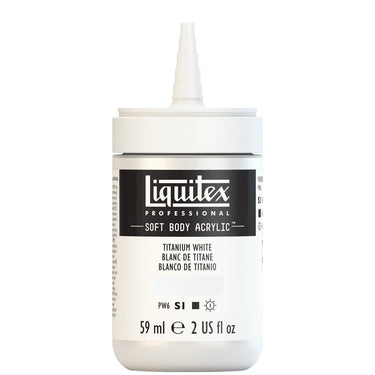 LQX SOFT BODY ACRYLIC 59ML CAP OFF 432 TITANIUM WHITE 887452998433