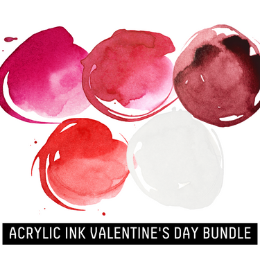 Acrylic Ink Valentine's Day Bundle