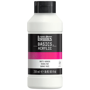 LQX BASICS ACRYLIC MEDIUMS 250ML MATTE VARNISH 094376977530