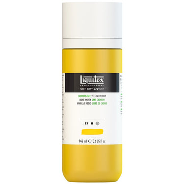 LQX SOFT BODY ACRYLIC 946ML 890 CADMIUM-FREE YELLOW MEDIUM 887452998938