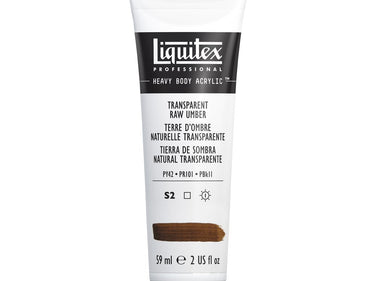 LQX HEAVY BODY ACRYLIC 59ML 333 TRANSPARENT RAW UMBER 094376943498