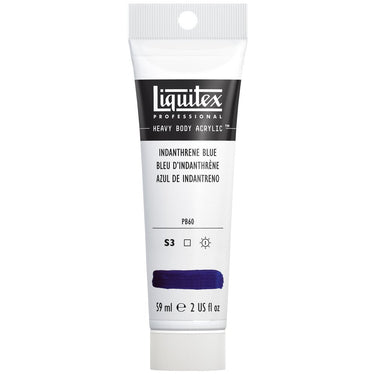 LQX HEAVY BODY ACRYLIC 59ML 322 INDANTHRENE BLUE 094376943429