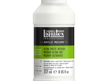 LQX ACRYLIC MEDIUMS 237ML ULTRA MATTE MEDIUM 094376924152