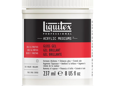 LQX ACRYLIC MEDIUMS 237ML GLOSS GEL 094376924183