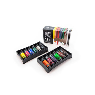 LQX BASICS 12X22ML PAINT SET 887452032069 [OPEN]