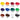 LQX BASICS 12X22ML PAINT SET 887452032069 [SWATCH CHART]