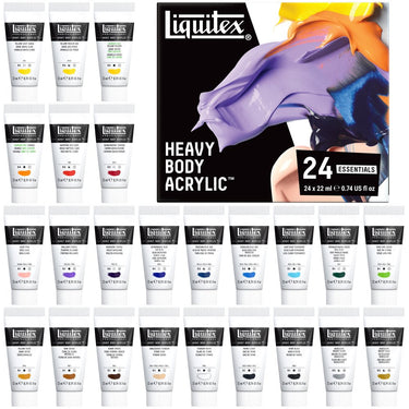 Heavy Body Acrylic Set - 24x22ml Set
