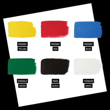 Acrylic Gouache Set - 6x59ml - Primaries