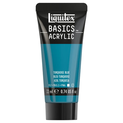 LQX BASICS ACRYLIC 22ML 046 TURQUOISE BLUE 887452030911