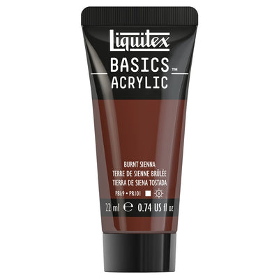 LQX BASICS ACRYLIC 22ML 127 BURNT SIENNA 094376975123