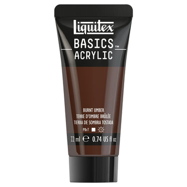 LQX BASICS ACRYLIC 22ML 128 BURNT UMBER 094376975130