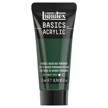 LQX BASICS ACRYLIC 22ML 224 HOOKERS GREEN HUE PERMANENT 094376975284