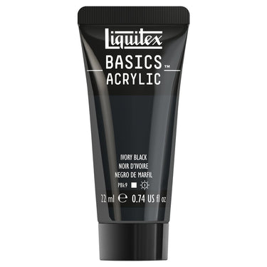 LQX BASICS ACRYLIC 22ML 244 IVORY BLACK 094376975291