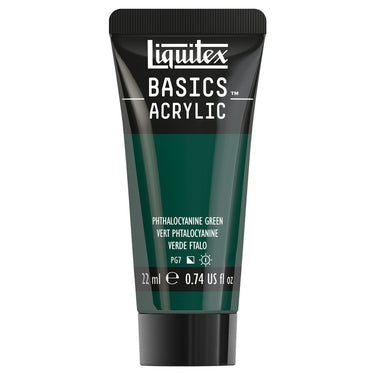 LQX BASICS ACRYLIC 22ML 317 PHTHALOCYANINE GREEN 094376975406