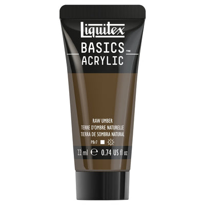 LQX BASICS ACRYLIC 22ML 331 RAW UMBER 094376975475