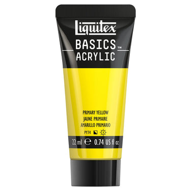 LQX BASICS ACRYLIC 22ML 410 PRIMARY YELLOW 094376975437