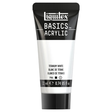 LQX BASICS ACRYLIC 22ML 432 TITANIUM WHITE 094376975505