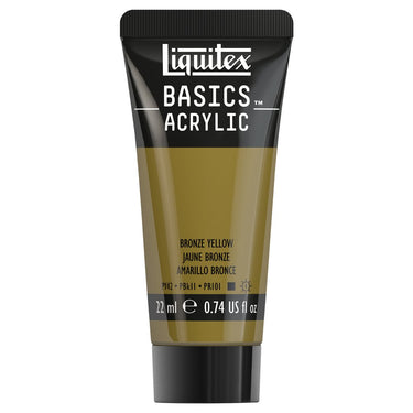 LQX BASICS ACRYLIC 22ML 530 BRONZE YELLOW 094376975116